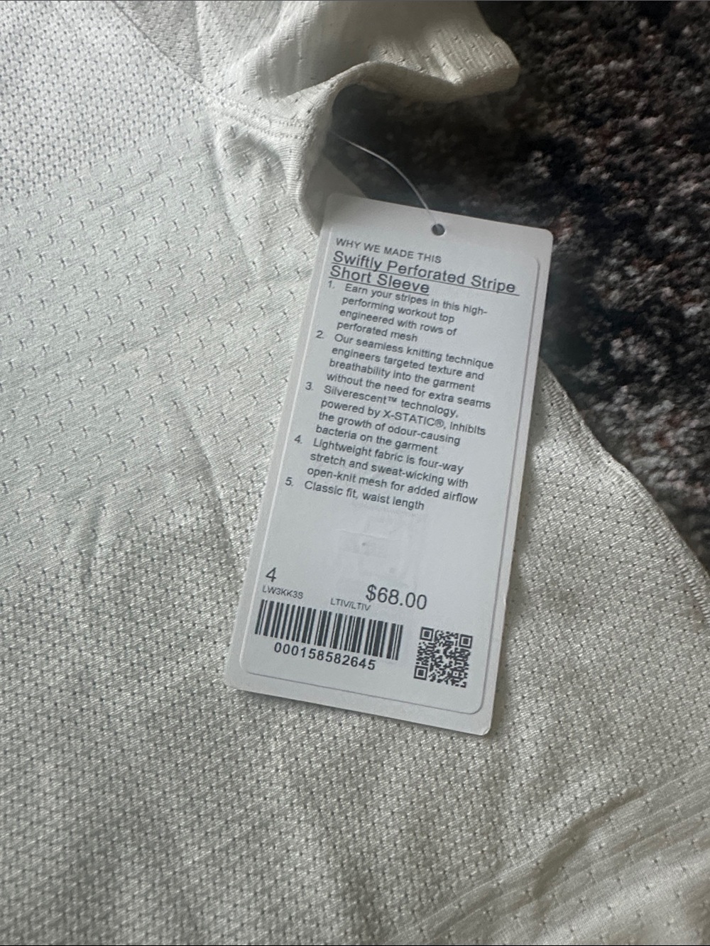 Lululemon Swiftly Perforated Stripe - Picture 3 of 3